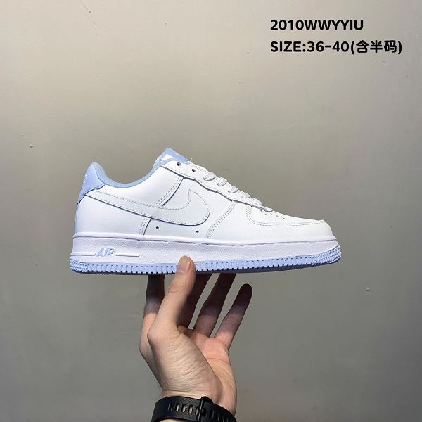 Nike Wmns Air Force 1 GS 2020新款 空軍一號經典低幫女生休閒板鞋 帶半碼