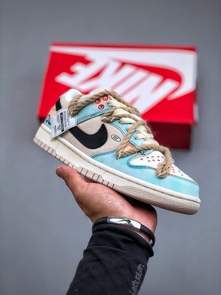 Nike Dunk SB Low LotBlueWhite 扣籃系列 2024新款男女生低幫休閒運動滑板板鞋