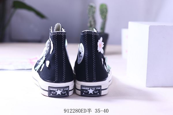 Converse 1970s 2020新款 花卉刺繡校園情侶帆布板鞋