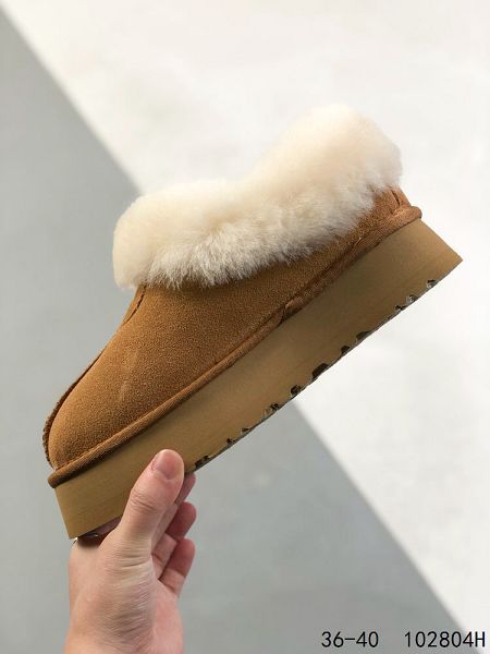 UGG W Mini Bailey Button Bling 2023秋冬女生迷你中低筒加絨休閒百搭厚底短靴