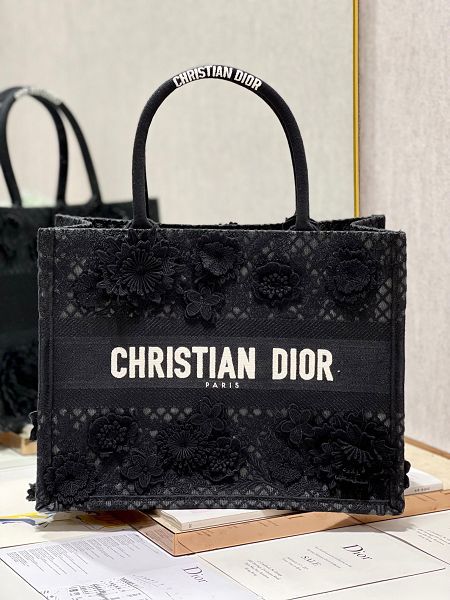 Dior包包 迪奧2023新款手提包 DS1286中號購物袋單肩斜挎包