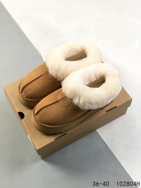 UGG W Mini Bailey Button Bling 2023秋冬女生迷你中低筒加絨休閒百搭厚底短靴