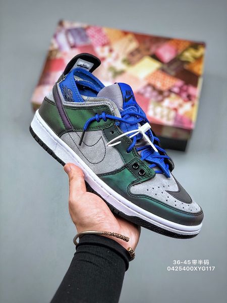 Nike SB Dunk low聯手EJDER 2021新款 情侶款休閒板鞋 帶半碼