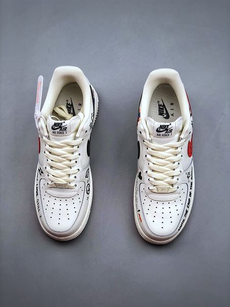 NIke Air Force 1 2023新款 空軍一號塗鴉百搭款男女生運動板鞋