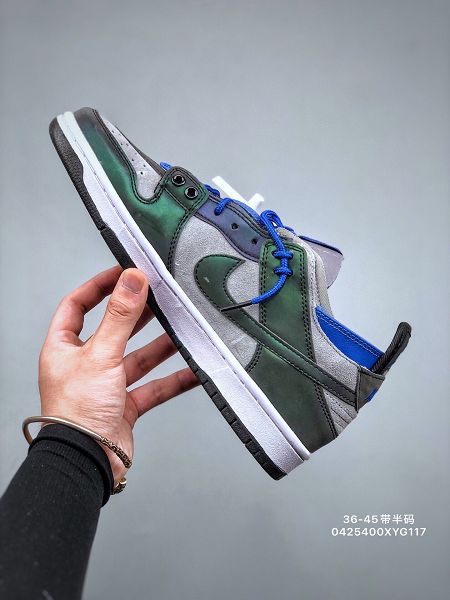 Nike SB Dunk low聯手EJDER 2021新款 情侶款休閒板鞋 帶半碼