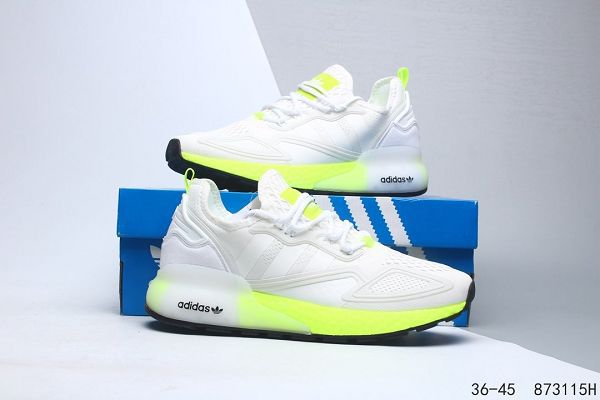 Adidas Originals ZX 2K Boost 2020新款 爆米花緩震男女生休閒運動跑步鞋