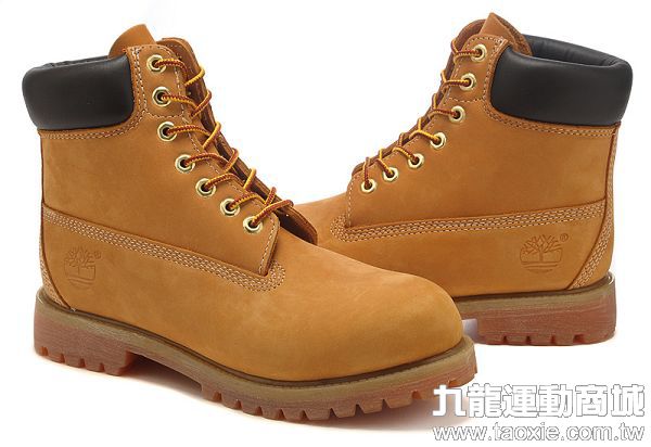 踢不爛 timberland 10061款高幫潮流耐磨情侶鞋 土黃色 