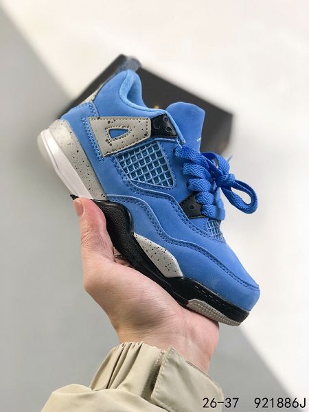 Nike Air Jordan 4 Monsoon Blue 中幫運動籃球鞋 2024全新童鞋