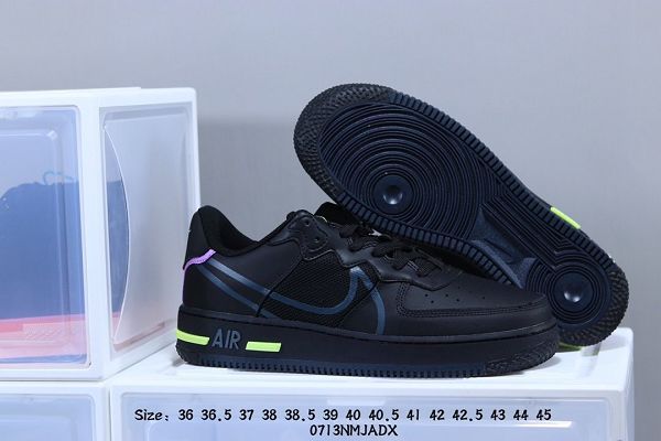 Nike Air Force 1 React 2020新款 緩震科技男女生板鞋