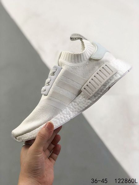 Adidas Boost NMD R1 2023新款 彈力針鞋織面男女款慢跑鞋