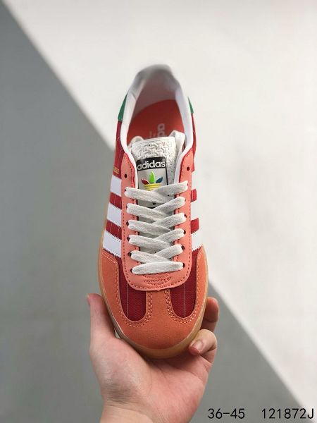 Adidas Gazelle Indoor 尼龍布 三葉草復古防滑耐磨低幫板鞋 2024新款男女鞋