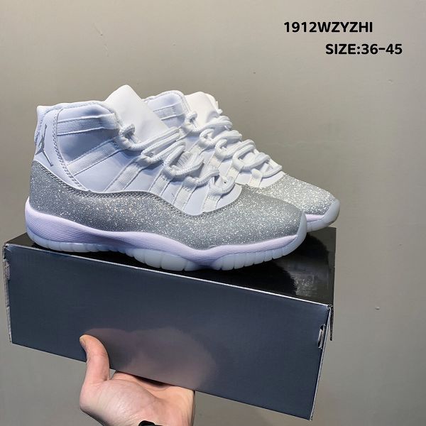 nike air jordan 11 2019新款 喬丹11代滿天星情侶款籃球鞋