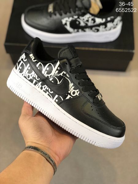 Nike Air Force 1 07 2020新款 串標空軍一號低幫情侶款休閒運動板鞋