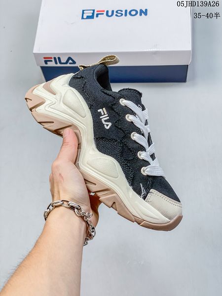 Fila Fusion 2023新款 斐乐潮牌厚底老爹跑步鞋