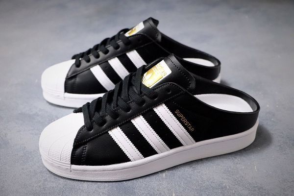 Adidas Originals Superstar Mule 2020新款 50週年三葉草貝殼頭男女生休閒半拖板鞋