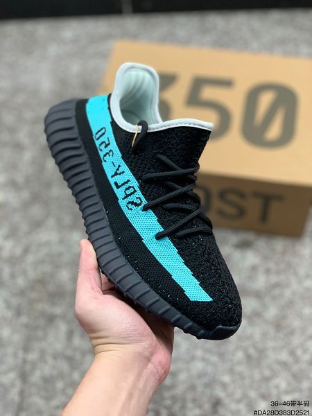 Adidas Yeezy Boost 350 V2系列 2023全新男女款爆米花中底休閒運動慢跑鞋