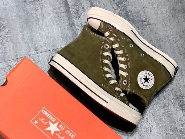 Converse Chuck 70s 2020新款 匡威麂皮絨毛情侶款高幫板鞋