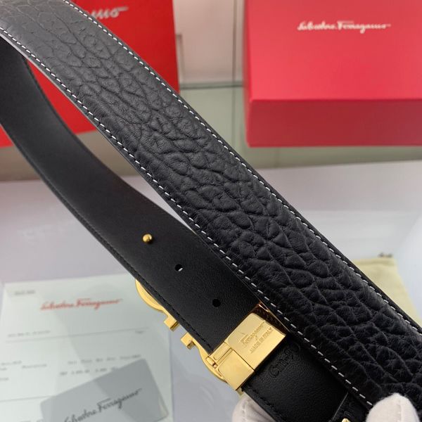 salvatore ferragamo皮帶 菲拉格慕2020新款 HF202021牛皮大象紋時尚腰帶