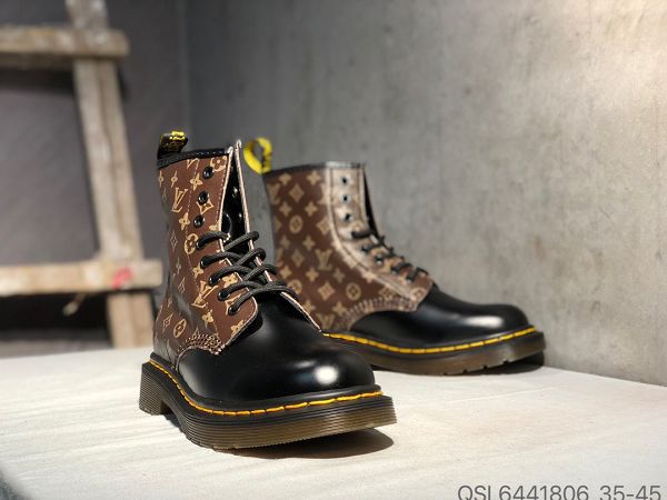 Dr.martens 馬丁醫生 2023新款 1460系列牛皮耐磨厚底粗跟馬丁靴