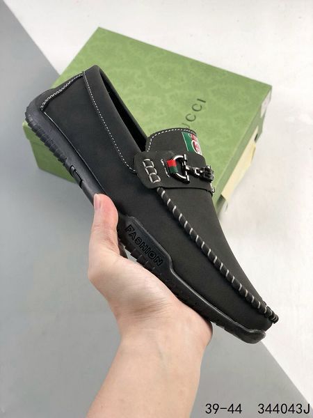 Gucci 2024新款男鞋 百搭休閒款豆豆鞋