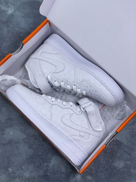 NIke Air Force 1 '07 Low LV聯名 2024全新男女款白馬王子中幫休閒板鞋