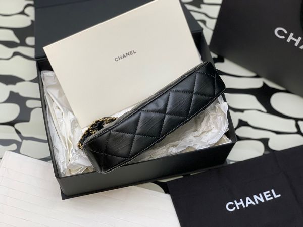 chanel包包 香奈兒2023新款手提包 ZJ23khobo腋下包牛皮小號單肩斜挎包