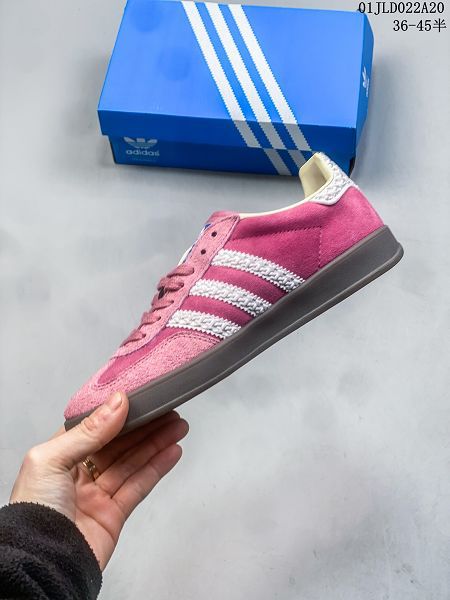 Adidas Originals Gazelle Indoor 三葉草 2024全新男女款復古防滑耐磨低幫板鞋