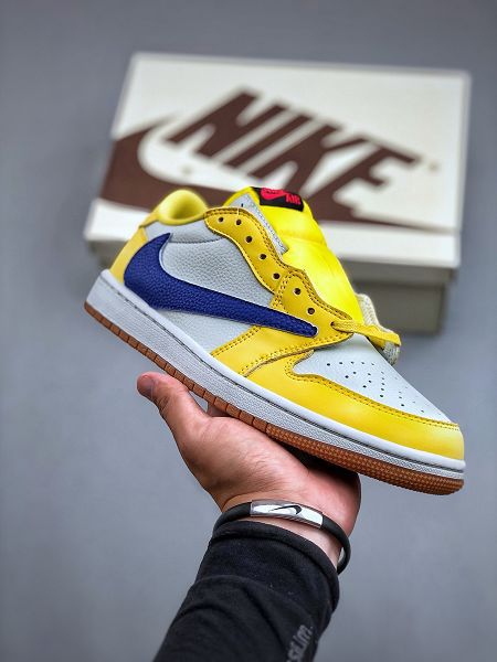 Travis Scott x Nike Air Jordan 1 Low x Louis Vuitton 2024最新情侶款運動板鞋