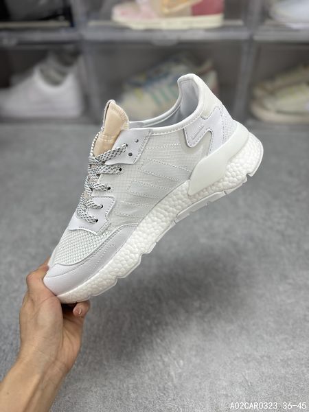 Adidas Nite Jogger Boost 全新升級 三葉草 聯名夜行者情侶款休閒跑鞋