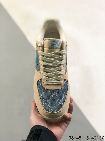 Nike Air Force 1 GUCCI 聯名 2024全新男女款低幫運動板鞋