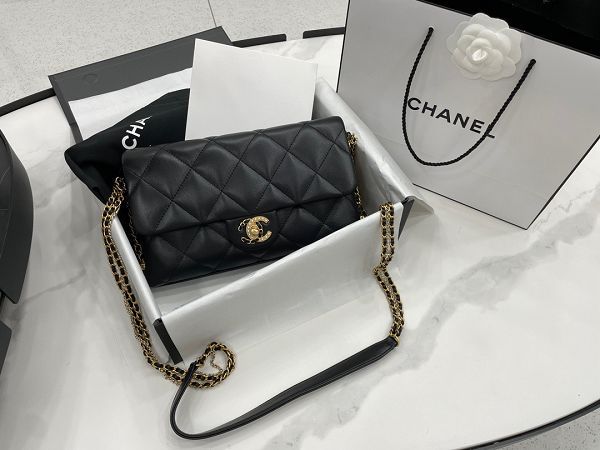 chanel包包 香奈兒2022新款手提包 DSAS2563羊皮單肩斜挎包