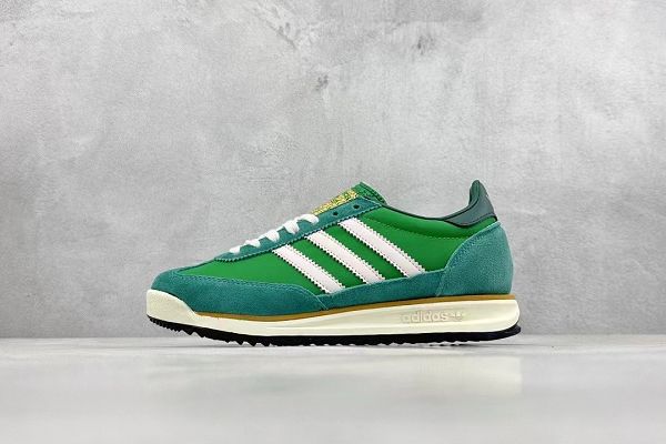 Adidas SL72 RSGreen Yellow系列 Originals 2024男女鞋 復古SL72鞋款運動鞋