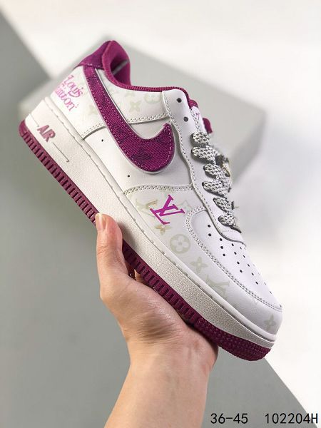 Nike Air Force 1 Low 空軍一號 LV聯名 2024新款低幫休閒運動板鞋情侶鞋