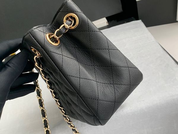 chanel包包 香奈兒2022新款手提包 DSAS3176托特水桶包單肩斜挎包