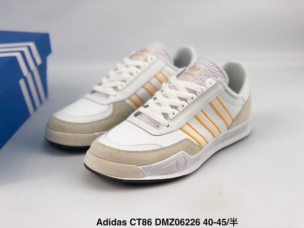 ADIDAS HARD CT86 2022新款 三葉草男款皮面低幫板鞋