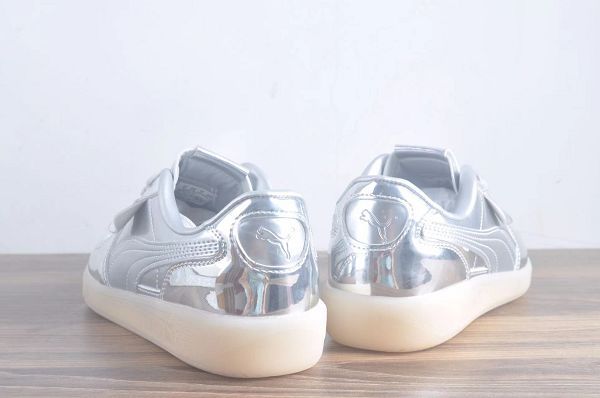 Hajime Sorayama x Puma Palermo LowSilver Cool Light Grey 2024新款男女鞋 巴勒莫系列低幫休閒運動板鞋