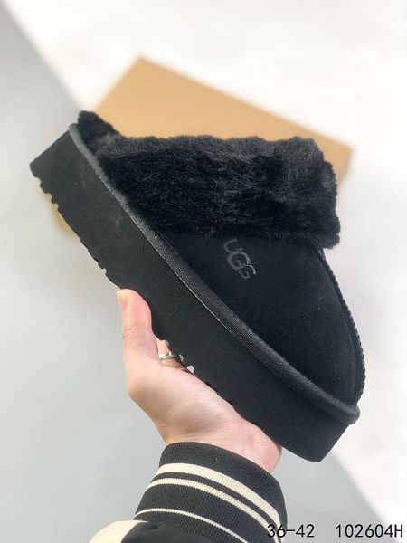 UGG W NEUEL 系列 秋冬新款防污系列 女款保暖毛毛舒適便鞋半拖鞋