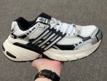 Adidas XLG Runner Deluxe 低幫銀黑色 2024最新男女同款 厚底增高老爹風復古緩震休閒運動慢跑鞋